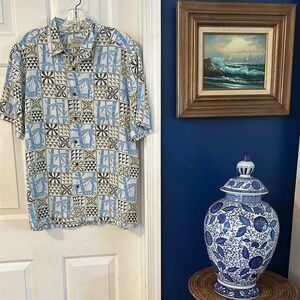 Quiksilver Waterman Comfort Fit Checked Flight Short Sleeves Button Up Shirt